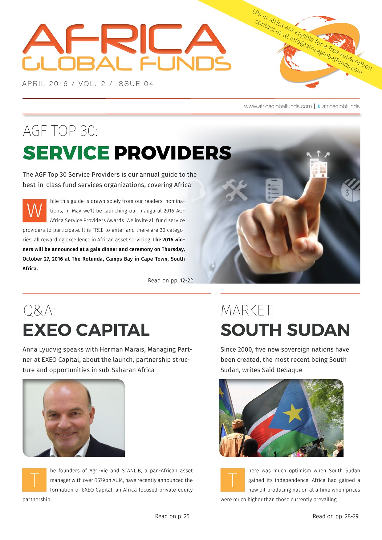 Africa Global Funds Magazine: April 2016 issue