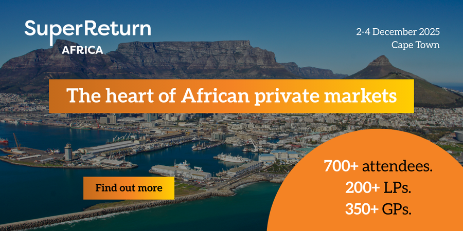 <p><a href="https://informaconnect.com/superreturn-africa/?vip_code=FKR3548AGF&amp;utm_source=Africa%20Global%20Funds&amp;utm_medium=web&amp;utm_campaign=FKR3548%20-%20Africa%20Global%20Funds&amp;utm_content=FKR3548AGF&amp;tracker_id=FKR3548AGF"><strong>SuperReturn Africa 2025</strong></a></p>

<p>The heart of African private markets<br />
<strong>2&ndash;4 December 2025</strong> | The Westin, Cape Town<br />
10% discount code<strong>: FKR3548AGF</strong></p>

<p>The heart of African private markets<br />
2&ndash;4 December 2025 | The Westin, Cape Town<br />
10% discount code: <strong>FKR3548AGF</strong></p>

<p><a href="https://informaconnect.com/superreturn-africa/?vip_code=FKR3548AGF&amp;utm_source=Africa%20Global%20Funds&amp;utm_medium=web&amp;utm_campaign=FKR3548%20-%20Africa%20Global%20Funds&amp;utm_content=FKR3548AGF&amp;tracker_id=FKR3548AGF"><strong>SuperReturn Africa</strong></a> leads the continent&rsquo;s private market conversation and transformation.<br />
The event is back and bigger than ever this December! Connect with 700+ senior private<br />
capital professionals including 350+ GPs and 200+ LPs.</p>

<p><strong>Top investors. Major opportunities. The whole of Africa in one room.</strong></p>

<p>- Forge meaningful connections with ease through exclusive <a href="https://informaconnect.com/superreturn-africa/networking/?vip_code=FKR3548AGF&amp;utm_source=Africa%20Global%20Funds&amp;utm_medium=web&amp;utm_campaign=FKR3548%20-%20Africa%20Global%20Funds&amp;utm_content=FKR3548AGF&amp;tracker_id=FKR3548AGF">networking opportunities</a><br />
including drinks receptions, LP/GP-only closed door sessions, women in Africa<br />
networking lunch, SuperReturn Africa awards ceremony and much more.</p>

<p>- The <a href="https://informaconnect.com/superreturn-africa/agenda/1/?vip_code=FKR3548AGF&amp;utm_source=Africa%20Global%20Funds&amp;utm_medium=web&amp;utm_campaign=FKR3548%20-%20Africa%20Global%20Funds&amp;utm_content=FKR3548AGF&amp;tracker_id=FKR3548AGF">agenda</a> delivers cutting edge insights on the most pertinent market trends,<br />
challenges and innovations in fundraising and exits, local and international LP<br />
sentiment, infrastructure trends, private credit practices, African music, gaming and<br />
IP investment, value creation strategy and much more.</p>

<p>- Learn from visionary leaders shaping the future of private markets and venture<br />
capital. Expert <a href="https://informaconnect.com/superreturn-africa/speakers/?vip_code=FKR3548AGF&amp;utm_source=Africa%20Global%20Funds&amp;utm_medium=web&amp;utm_campaign=FKR3548%20-%20Africa%20Global%20Funds&amp;utm_content=FKR3548AGF&amp;tracker_id=FKR3548AGF">speakers</a> include Motor Industry Retirement Funds, Public Investment<br />
Corporation, Government Institutions Pension Fund (GIPF), Genea Family Office,<br />
U.S. International Development Finance Corporation (DFC), EBRD and much more.</p>

<p><strong>New features for 2025 include:</strong><br />
- The&nbsp;<a href="https://informaconnect.com/superreturn-africa/private-credit-summit/">Private Credit&nbsp;Summit</a><br />
- <a href="https://informaconnect.com/superreturn-africa/agenda/1/?searchInput=">Alternative avenues</a>: fund structures that fit Africa<br />
- <a href="https://informaconnect.com/superreturn-africa/agenda/1/?searchInput=">Infrastructure in Africa</a>: breaking down barriers, building pathways<br />
- <a href="https://informaconnect.com/superreturn-africa/agenda/3/?searchInput=">For Africa&rsquo;s future</a>: intent to impact</p>

<p><br />
<strong>For more information or to register:</strong><br />
Call: +44 (0) 20 8052 2013<br />
Email: <a href="mailto:gf-registrations@informaconnect.com">gf-registrations@informaconnect.com</a><br />
Or visit the website: <a href="https://bit.ly/4ng3213">https://bit.ly/4ng3213</a></p>
