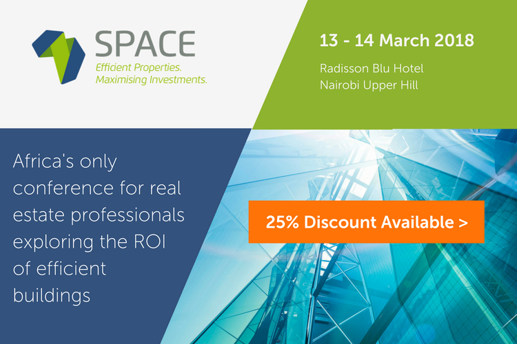 <p>SpaceConference is Africa's only conference for real estate professionals exploring the ROI of efficient buildings. Find out more at <a href="http://www.event.benchevents.com/space17_africaglobalfunds" target="_blank">www.space-conference.com</a>.</p>
