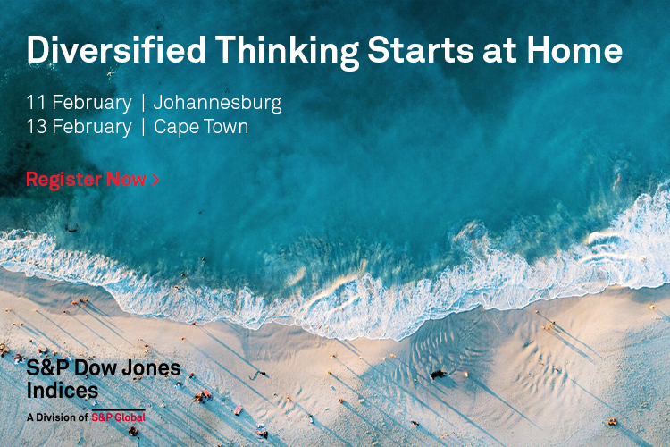 <p>Tuesday, February 11, 2020 | 8:30 AM - 1:30 PM | Johannesburg<br>
Thursday, February 13, 2020 | 8:30 AM - 12:15 PM | Cape Town<br>
Approved for 4 CPD hours for Johannesburg and 3 for Cape Town</p>

<p><strong>A complimentary event for investment professionals</strong></p>

<p>Will the clouds of concern around market volatility follow us into 2020? As passive investing celebrates a milestone anniversary in South Africa, join us and leading industry practitioners to explore how investors can use a full spectrum of passive solutions to their advantage to address market highs and lows in years to come.</p>
