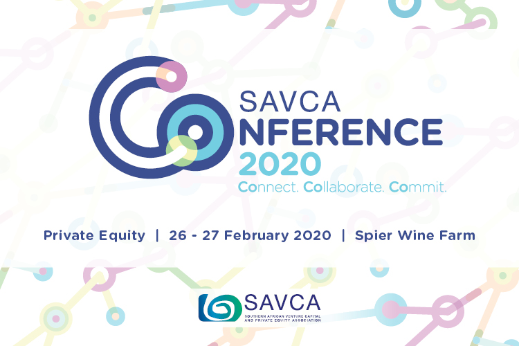 <p>The theme of the SAVCA 2020 Conference is: <strong>Co</strong>nnect. <strong>Co</strong>llaborate. <strong>Co</strong>mmit.</p>

<p>With an emphasis on words starting with “<strong>Co</strong>”, the conference will showcase various aspects affecting the industry with particular emphasis on opportunities to <strong>Co</strong>nnect, exploring ways to <strong>Co</strong>llaborate and ultimately to <strong>Co</strong>mmit to the future and growth of the industry and the country.</p>

<p>The conference agenda will be shaped around “<strong>Co</strong>” concepts, with a focus on what it means for the private equity industry.</p>
